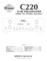 McIntosh C-220 - Service manual 